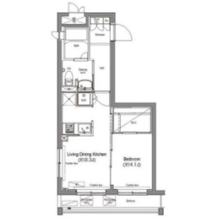 コンフォリア麻布台の物件間取画像